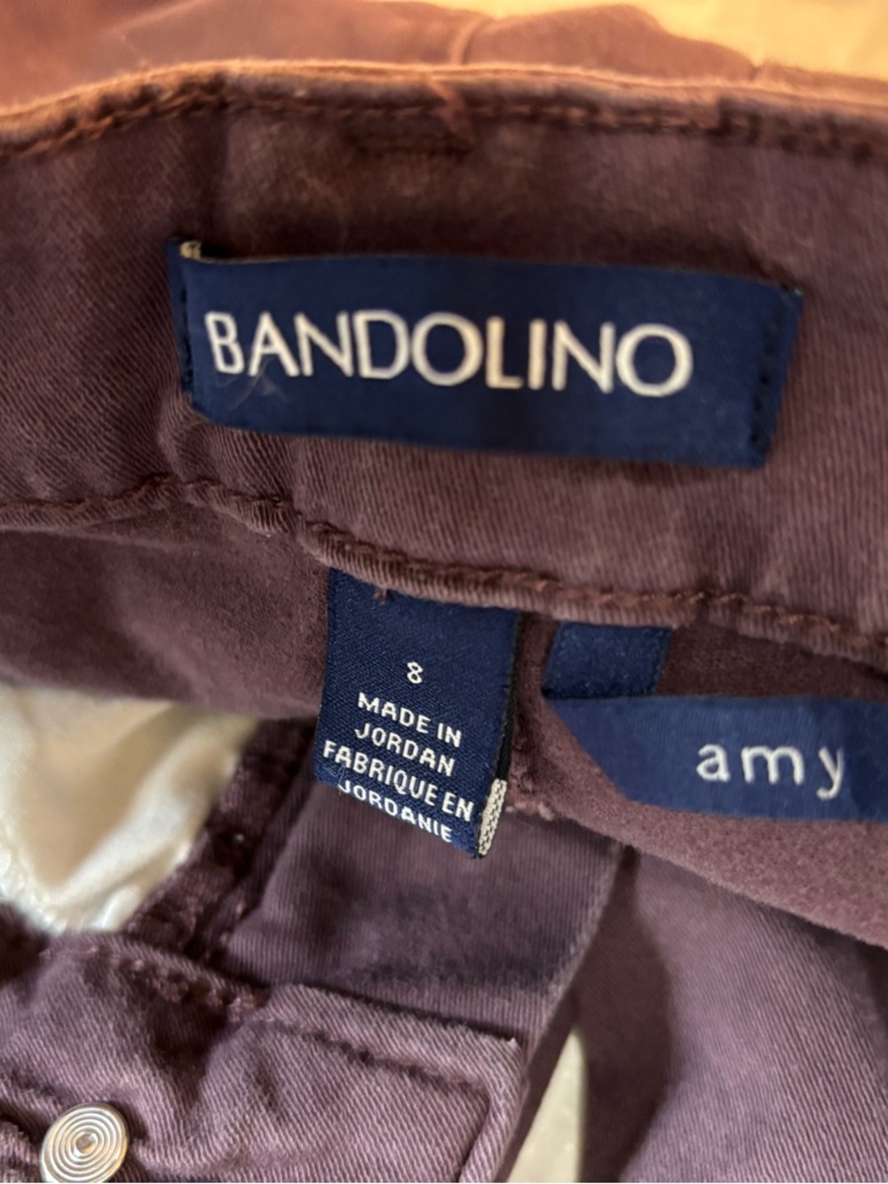 Bandolino Women’s purple Straight-Leg Jeans - Picture 7 of 15